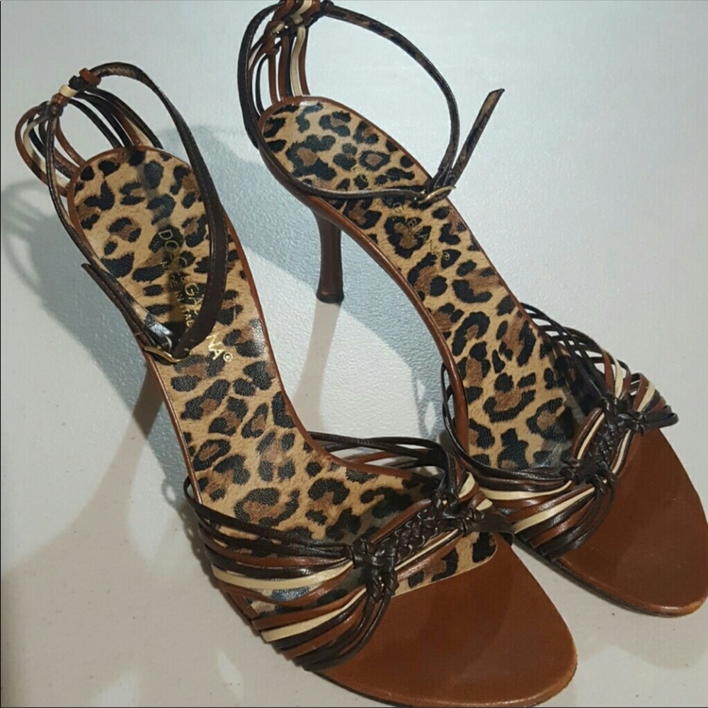 Dolce & Gabbana Italian Leather Sandals - Picture 8 of 8